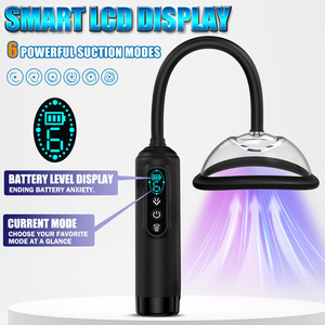 Dispositivo de succión al vacío. Máscara absorbente con 6 frecuencias de succión, pantalla LCD, bomba para pecho y vulva femenina. - Product Image 1