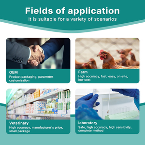 Kit de test rapide pour le virus de la grippe <span class=keywords><strong>aviaire</strong></span> H9 (AIV-H9 Ag) Instrument vétérinaire pour le diagnostic et la détection des maladies de la volaille - Product Image 6