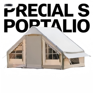 Carpa Inflable para Exteriores, Tipo Cabaña, Multi-Persona, <span class=keywords><strong>Port</strong></span>átil, Impermeable, con Puerto para Chimenea Ignífugo - Product Image 2