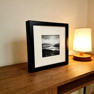 Cadre 3D <span class=keywords><strong>en</strong></span> <span class=keywords><strong>bois</strong></span> écologique pour photos, <span class=keywords><strong>de</strong></span> 4x4 à 10x10 pouces, imprimé UV, noir, pour table et mur, vente <span class=keywords><strong>en</strong></span> gros - Product Image 4