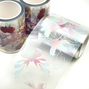 Impresión personalizada PET cinta Washi con bajo Moq estilo japonés cinta de papel