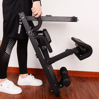 Équipement de gym très demandé : Appareil d'entraînement abdominal, des hanches et des jambes, machine à squats réglable, appareil d'exercice des jambes
