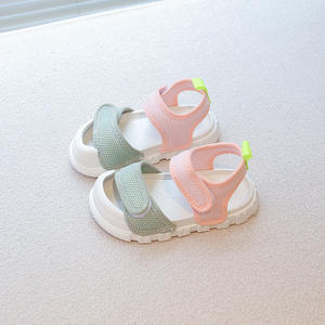 2025 sandalias para niños y niñas, zapatos de playa de verano, sandalias de estilo coreano con punta abierta para niños pequeños, cómodas y ligeras para niños grandes - Product Image 2