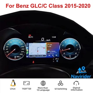 Instrument numérique LCD portable pour voiture, 12,3 pouces, Mercedes Benz GLC Classe C W205 X253 2015-2020 NTG 5.0 5.5 6.0, compteur de vitesse - Product Image 1