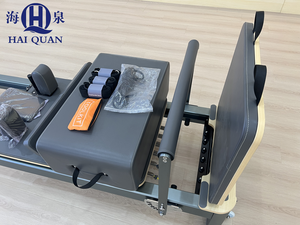 Reformador de Pilates de aleación de aluminio Multifuncional-Retracción automática de cuerda + 6 resortes ajustables | para entrenamiento de cuerpo completo - Product Image 2