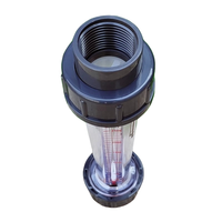 Débitmètre à tube plastique LZS-50 4m³/h 6m³/h 10m³/h, connexion par raccord et filetage, plusieurs gammes, équipement d'osmose inverse, garantie 1 an