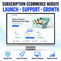 Diseño y Desarrollo de Sitios Web de Comercio Electrónico con Suscripciones Personalizadas, Selección de Planes, Facturación Recurrente y Personalización de Cajas