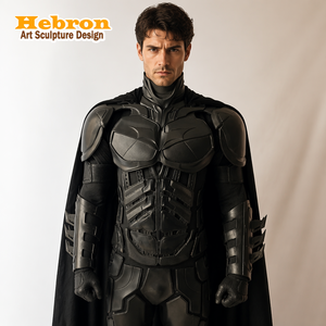Promozione Regalo di Halloween: <span class=keywords><strong>Costume</strong></span> <span class=keywords><strong>da</strong></span> Robot Giallo per Feste e Cosplay, Armatura Stile <span class=keywords><strong>Batman</strong></span>, Leggings Personalizzati in Stile Guerra Civile - Product Image 3