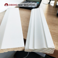 Design moderne PS MDF Plinthe Utilisation intérieure Lumière Porte Fenêtre Garniture Plafond Mur Plinthe Plinthe MDF Moulure Couronne Moulure