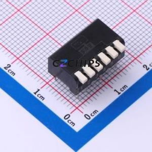 NPH06GK DIP Switch Through hole Component (THT) Switch Single Pole Single Throw 6 2.54mm 25mA - Product Image 1