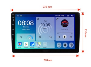 Xe Stereo 9/10 inch Quad-core phổ Wifi DSP FM Đài phát thanh DVD đa phương tiện Video Player không dây Carplay Android đơn vị đứng đầu - Product Image 6