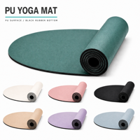 Tapis de yoga en PU à logo personnalisé, forme d'arche semi-circulaire, antidérapant, épais, coussin d'équilibre pour la maison, la salle de sport, le studio, vente en gros