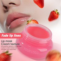 Groothandel Private Label Waterdichte Fruitgeurende Lippenbalsem Masker 10g Vitamine E Hydraterende Crème Textuur OEM Fabriek Op Maat