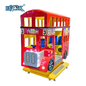Indoor Coin Operated Game Machine Kids Game Children'S London Bus Car Machine For Sale