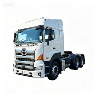 Camion tracteur Hino 700 d'occasion 6x4, tête de camion d'occasion en bon état de marche, véhicule logistique pour le transport de conteneurs