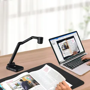 Wholesale Dual Image Output Easy Connectivity Document Camera High Speed A4 Flatbed Document Scanner