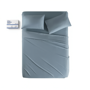 Viasoft <b>King</b> <b>Size</b> Celeste <b>Sheets</b> 400Tc Cotton All Season Home Bedding - Product Image 1