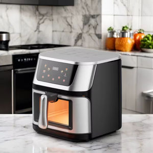 Horno Freidora de Aire de 10L de Capacidad, Rápido y Fácil, Sin Aceite, de Acero Inoxidable, Cuadrado, para Freír, Asar, Recalentar, Deshidratar y Preparar Comidas Caseras - Product Image 6