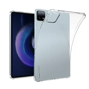 New Clear Shockproof Air Cushion TPU Back Cover Transparent Tablet Case For Xiaomi Pad 6 6 5 Pro 11 inch