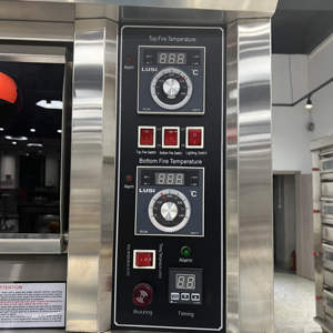 Four à pizza et à pain commercial à gaz à 3 étages et 6 plateaux, four de boulangerie commercial pour appareils de cuisine - Product Image 5