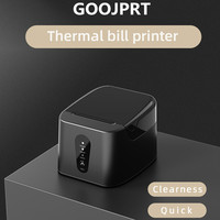 Imprimante thermique portable 58 mm pour reçus POS, pilote Android JP58B USB, impression noir et blanc, FCC pour OEM, 203 DPI, garantie 1 an