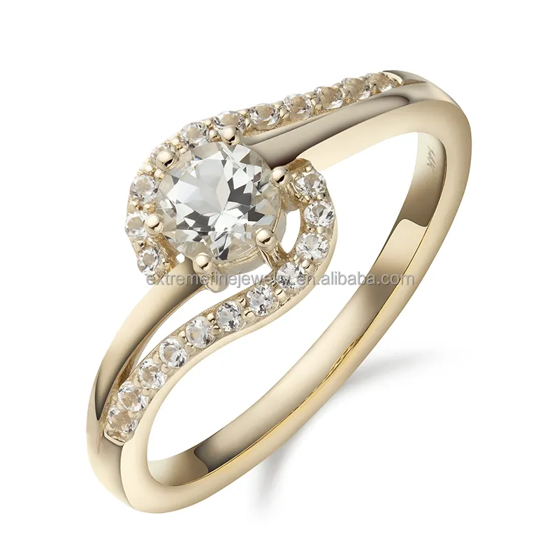 แหวนทองแท้ทันสมัย9KT/10kt/14kt/18Kt สีทองแท้แหวนหมั้นเพชรแท้แหวนทอง14K เครื่องประดับที่กำหนดเองสำหรับผู้ชายผู้หญิง