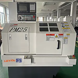 Precision Metal 2 Axis CNC Lathe Machine Flat Bed CNC Lathe