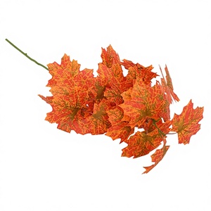 Branches décoratives artificielles <span class=keywords><strong>en</strong></span> feuilles d'érable, feuillage réaliste d'<span class=keywords><strong>automne</strong></span>, <span class=keywords><strong>en</strong></span> plastique pour aménagement paysager et création d'arbres extérieurs - Product Image 2