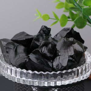 Ev dekorasyon için toptan obsidyen kristaller şifa taşı obsidyen tütsü taş - Product Image 4