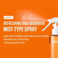 Olio Spray per Capelli Senza Risciacquo con Olio di Jojoba e Burro di Karité, Trasparente, Lisciante, Texturizzante, Idratante, Ipoallergenico, Leave-In