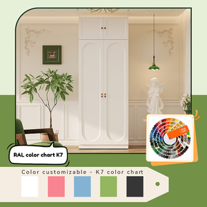 <span class=keywords><strong>Armadio</strong></span> Moderno in Acciaio Regolabile per Conservazione Vestiti, Arredamento Camera da Letto per Uso in Soggiorno - Product Image 4