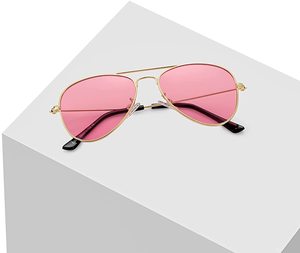 Gafas de sol polarizadas para niños, gafas de sol para niños y niñas, dos tamaños, <span class=keywords><strong>50MM</strong></span>, 52MM, marcos amarillos, morados, azules y rosas, hechos en PC - Product Image 5