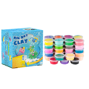 Air Dry Clay Kit <b>for</b> <b>Kids</b>, 45 Colors Soft Modeling Clay Cups with Gift <b>Box</b>, OEM/ODM <b>Craft</b> Supply <b>for</b> Wholesale Buyers Crafts Set - Product Image 1