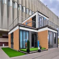 Maison préfabriquée personnalisée en conteneur extensible de 20 pieds ou 40 pieds avec cuisine, villa, logement préfabriqué, maisonnette portable, maison mobile