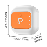 Mini collier GPS 4G étanche pour chien, traceur d'animaux de compagnie, dispositif anti-perte, localisateur en plastique, compatibilité iOS Apple, alarmes de suivi