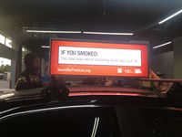 Araba üst Led reklam panosu taksi p2.96 dijital ekran taksi üst reklam çatı