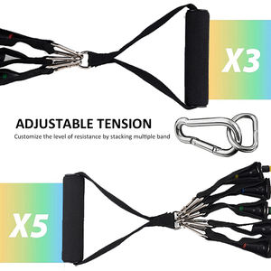 <span class=keywords><strong>Kit</strong></span> <span class=keywords><strong>de</strong></span> bande <span class=keywords><strong>de</strong></span> résistance à l'étirement professionnel avec barre pour le développement musculaire <span class=keywords><strong>de</strong></span> <span class=keywords><strong>musculation</strong></span> - Product Image 4