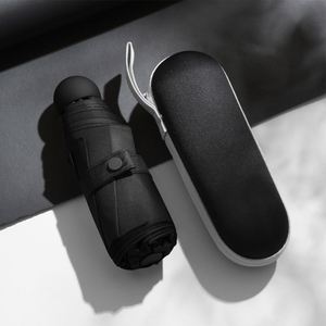 Parapluie capsule ultra mini 5 plis en gros d'usine 2024 avec étui zippé, cadeau promotionnel, parapluie publicitaire, logo personnalisé - Product Image 5