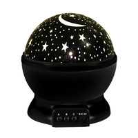Projecteur de lumière d'étoile rotative romantique Dream-Like LED Night Light Christmas Pattern Customization ABS Children's Bedroom Battery