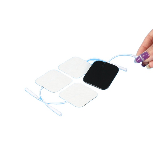 Nerve Muscle Stimulator Tens Patches Pulse Massage Modes Replacement Reusable TENS Pad Body Pain Relief Self-adhering Tens Unit