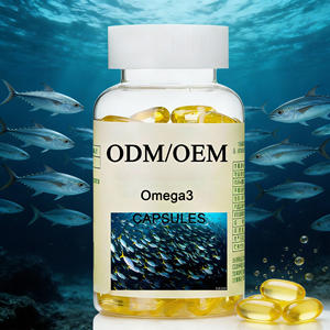 Капсулы рыбьего жира Омега-3 собственной марки, 500 мг EPA и <span class=keywords><strong>DHA</strong></span>, <span class=keywords><strong>100</strong></span> штук, для поддержания здоровья сердца - Product Image 1