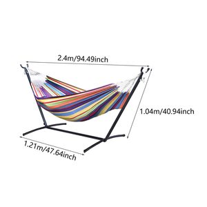 Modern Stainless Steel Folding <b>Hammock</b> Stand Portable Outdoor Camping Furniture for Bedroom Gym Park Use-Wholesale - Product Image 2