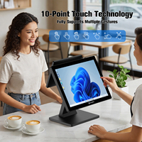 Terminal Punto de Venta Scangle D5, Precio de Fábrica, Pantalla Táctil de 15.6 Pulgadas, Caja Registradora, Sistema de Lector de Tarjetas NFC, Windows 11/14