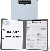 Portapapeles Plegable A4 para Enfermería, Impermeable, de Plástico, para Almacenamiento de Oficina, Portapapeles de Arco, Plegable, de Polipropileno, para Archivos de Papel