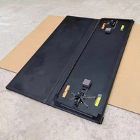 Couverture de benne rigide pliable en trois parties en alliage d'aluminium, étanche et verrouillable, pour camionnettes Ford F-150 et RAM 2015-2025 avec benne de 5,5 pieds