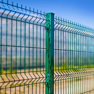 Panneau de clôture de sécurité en maille 3D courbée, galvanisé, anti-corrosion, pour périmètre décoratif de jardin, <span class=keywords><strong>prix</strong></span> usine, vente chaude - Product Image 2
