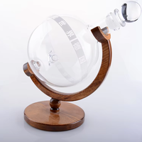 Distributeur de liqueur en verre de 2000 ml avec pompe pour vin et bière - Utilisation durable à la maison et au restaurant