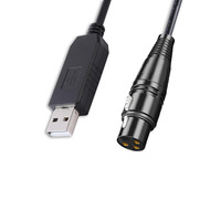 Câble de console DMX USB FT232R RS485 pour le contrôle de l'éclairage de scène