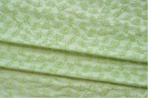 Tela Jacquard Decorativa con Estampado <span class=keywords><strong>Floral</strong></span> en Relieve, Estilo Nube Verde Fresca de Verano, Suave y Elegante, para Vestidos de Mujer - Product Image 6