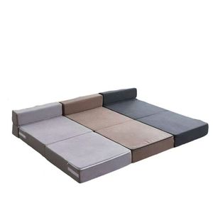 Nuevo Sofá Cama Individual Plegable, Desmontable, Relleno de Esponja, con Tela Tipo Bean Bag, Respaldo Reclinable, para Apartamentos y Hoteles - Product Image 3